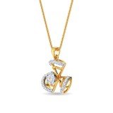 Diamond Ed Pendant Yellow Gold / 14KT