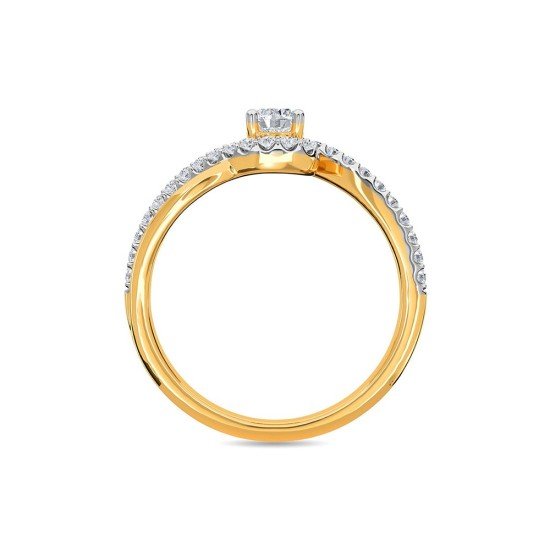 Real Diamond Jewellery Gold Diamond Ring