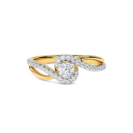 Real Diamond Jewellery Gold Diamond Ring